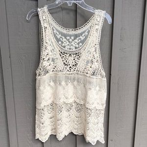 🕊 Lace Tank Top